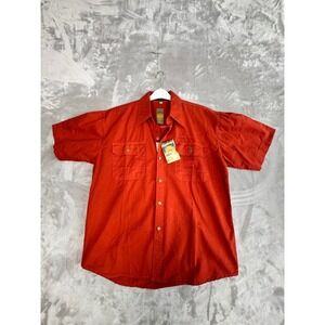 Camel Trophy‎ Adventurewear 1000 Miles Inspired Red Button Up Shirt Mens M